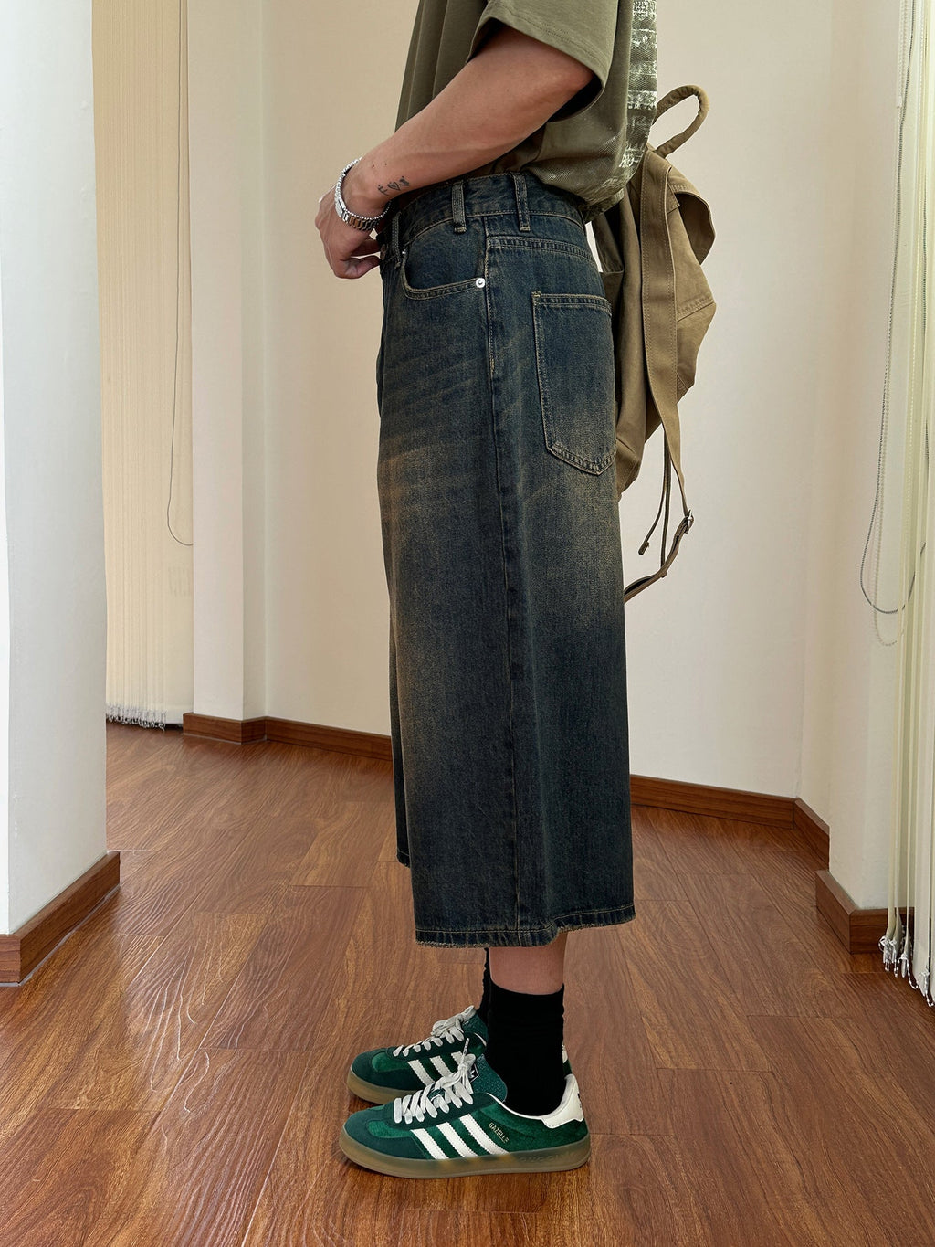 Lockere Jeansshorts für Damen