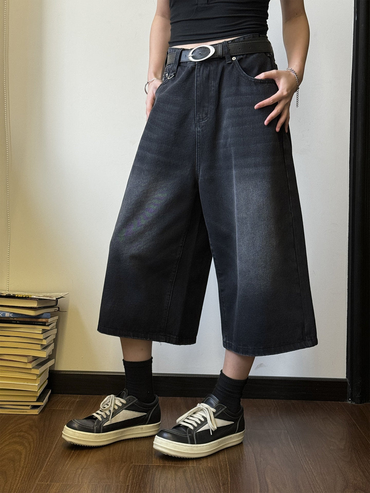 Lockere Jeansshorts für Damen