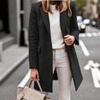 Damen Lässiger und eleganter Langmantel EB