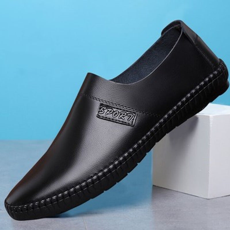 Damen Bequeme Slip-On Freizeitschuhe aus hochwertigem Leder EB