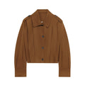 Damen cropped Jacke mit dekorativen Knopfdetails und eleganter Schnittführung EB