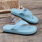 Damen komfortable Zehentrenner Sandalen EB