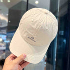 Men's Distressed Cotton Baseball Cap