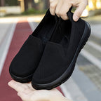 Damen Bequeme Slip-On Laufschuhe aus atmungsaktivem Mesh EB