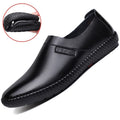 Damen Bequeme Slip-On Freizeitschuhe aus hochwertigem Leder EB