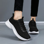 Damen Sportliche Laufschuhe aus atmungsaktivem Mesh mit flexibler Sohle EB