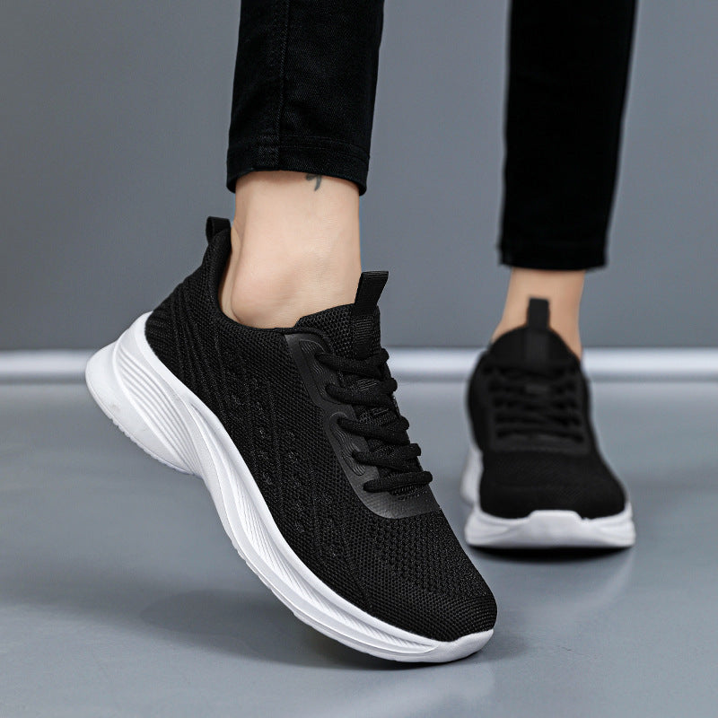 Damen Sportliche Laufschuhe aus atmungsaktivem Mesh mit flexibler Sohle EB