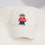 Herren Baseballkappe mit Cartoon-Stickerei