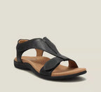 Damen Bequeme Riemchensandalen mit anatomischer Fußbett EB
