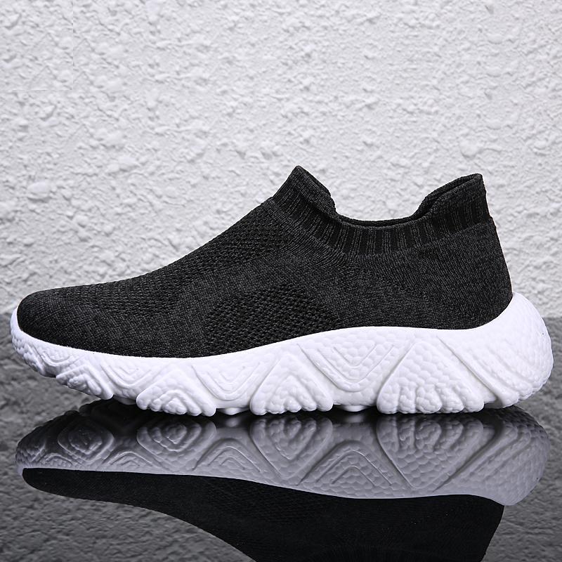 Unisex nan Schlupfschuh-Citywalker mit elastischem Maschenoberteil und skulpturierter Wellenlaufsohle EB