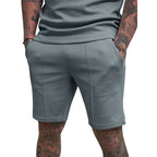 Herren Freizeithose aus Baumwoll-Mix mit Kordelzug