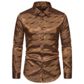 Herren Elegantes Hemd mit einzigartigem Strukturdesign EB
