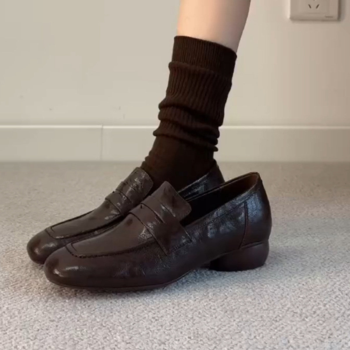 Damen Bequeme Mokassins mit modischem Design EB