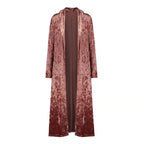 Damen Langer Veloursmantel EB