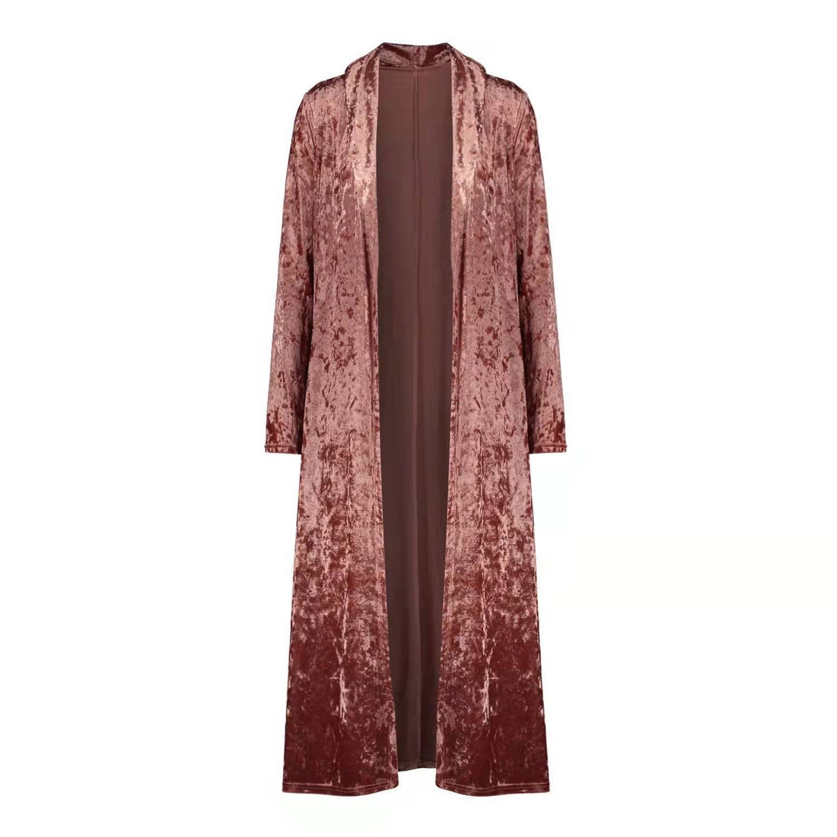 Damen Langer Veloursmantel EB