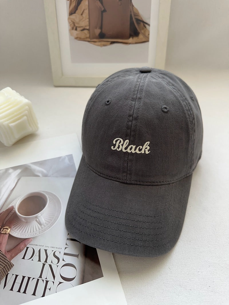 Lässige bestickte Baseballkappe für Damen
