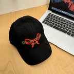 Damen-Baseballcap mit Schleifendetail und Stickerei