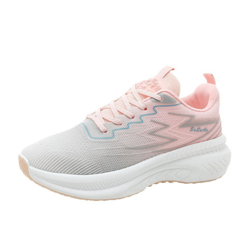 Damen Hochkomfortable Fitness-Laufschuhe mit atmungsaktiver Mesheinsatz EB