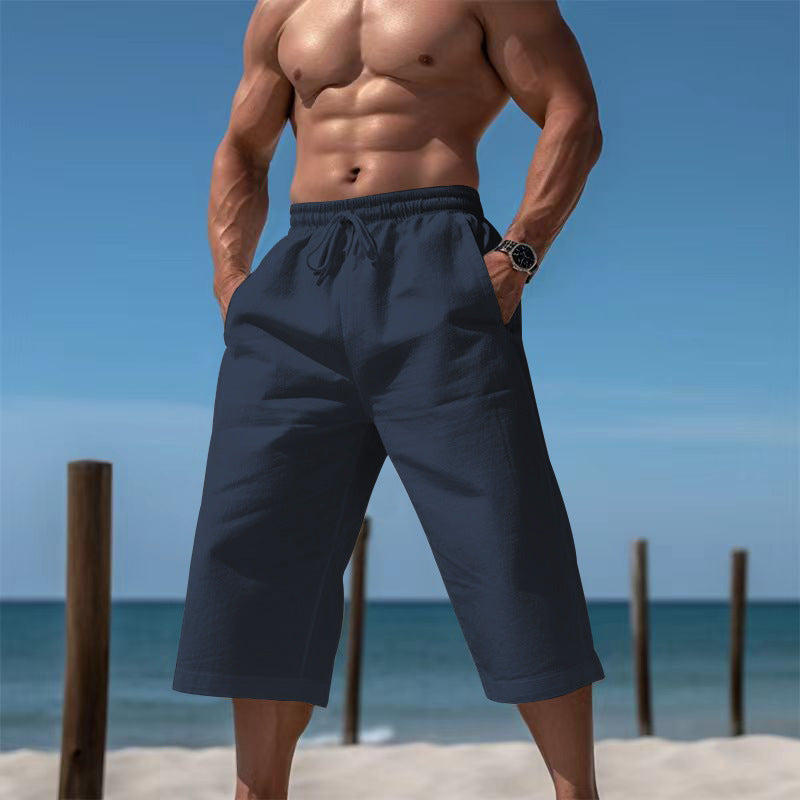 Herren-Sommerbermuda mit Komfortbund