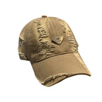 Women's Distressed Denim Baseball Cap