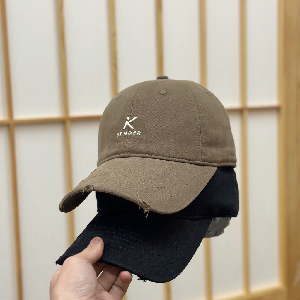 Herren-Baseballcap im Distressed-Look