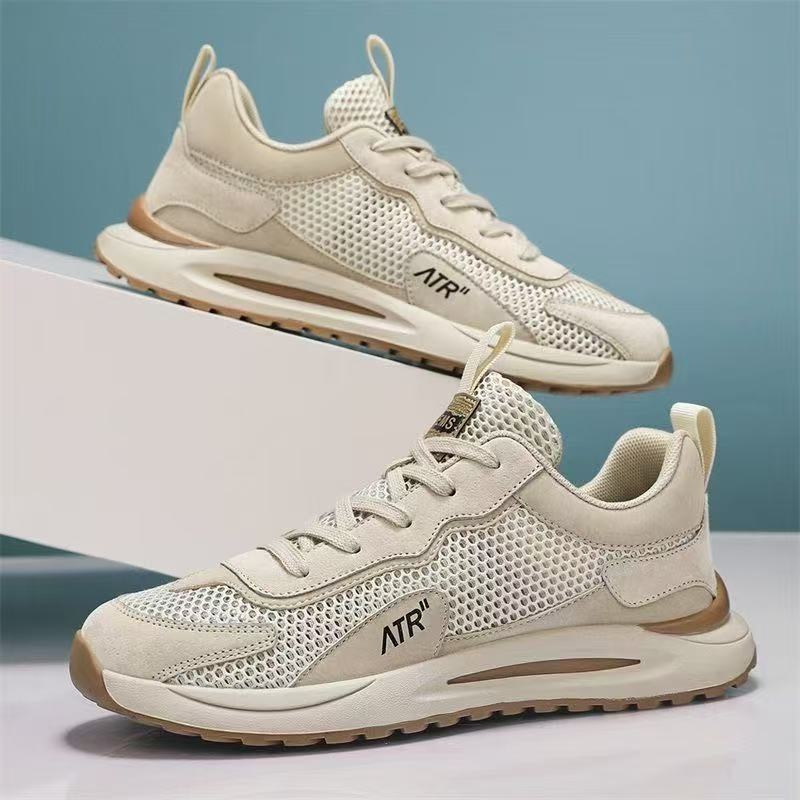 Damen Sportliche Freizeit-Schuhe mit atmungsaktiver Mesh-Oberfläche und robustem Fußbett EB