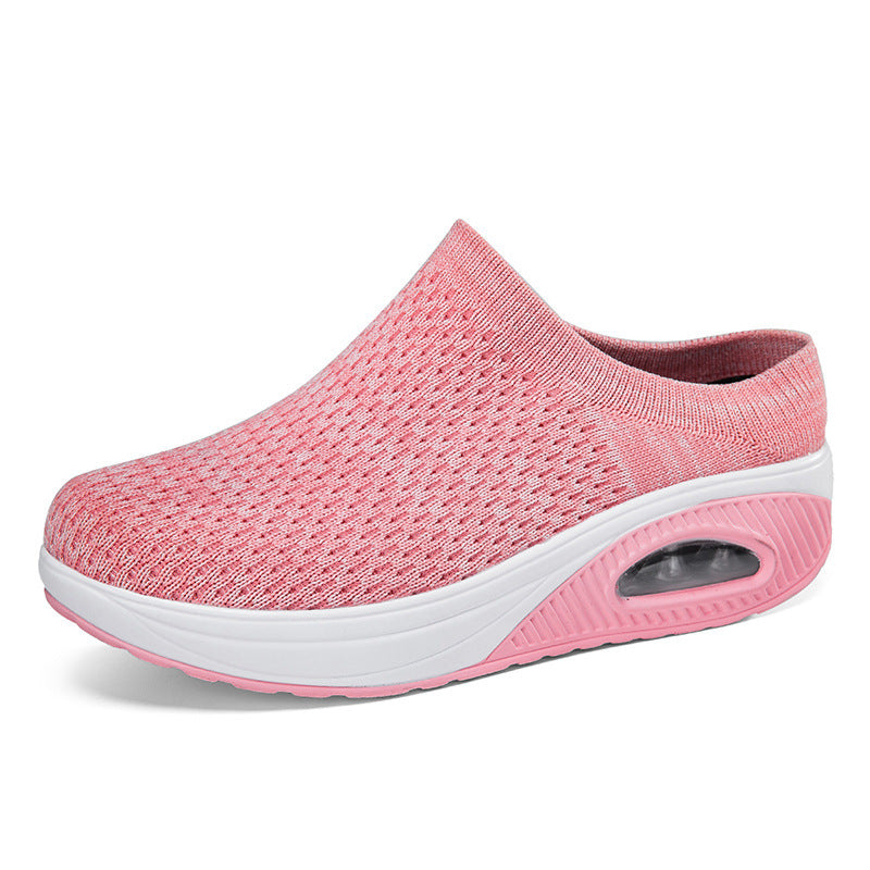 Damen Bequeme Slip-On Clogs mit Luftpolsterung und atmungsaktivem Obermaterial EB