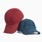 Herren-Baseballkappe im Used-Look