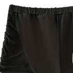 Damen Badeshorts mit elastischem Bund und seitlichen Rüschendetails EB