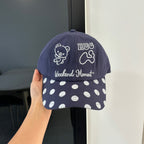 Verspielte bestickte Baseballkappe