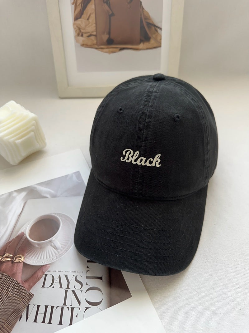 Lässige bestickte Baseballkappe für Damen