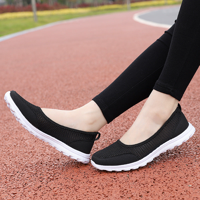 Damen Atmungsaktive Freizeitschuhe mit elastischem Obermaterial EB