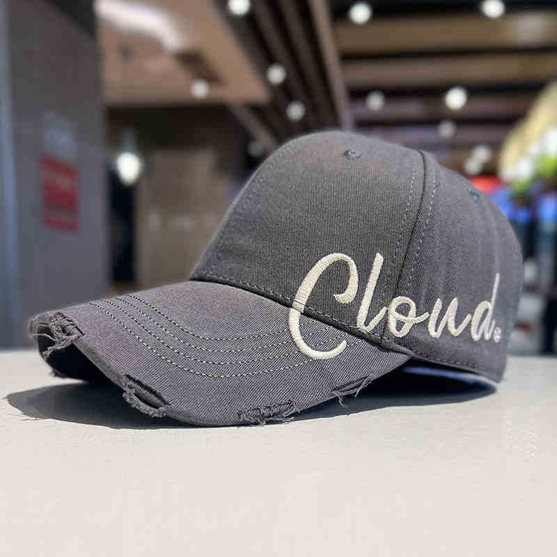 Women's Distressed Casual Cotton Baseball Cap