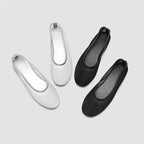Damen Ballerinas aus atmungsaktivem Netzmaterial mit elegantem Silikonrand EB