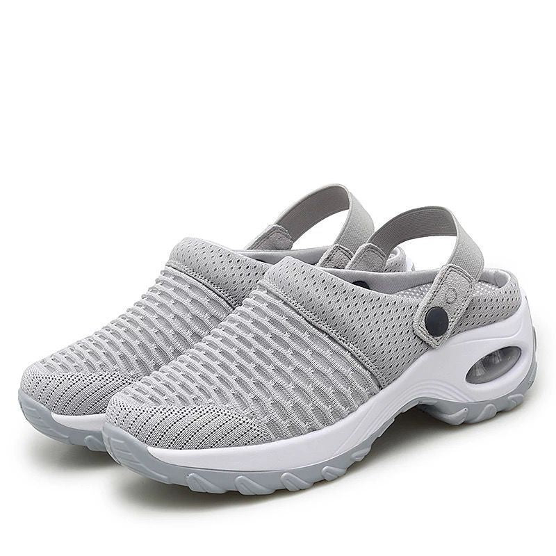 Damen Atmungsaktive Freizeitschuhe mit elastischem Riemen und innovativer Sohle EB