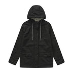 Damen wetterfeste Parkajacke mit verstellbarem Kordelzug EB