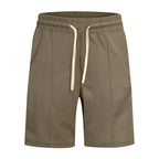 Herren Freizeithose aus Baumwoll-Mix mit Kordelzug
