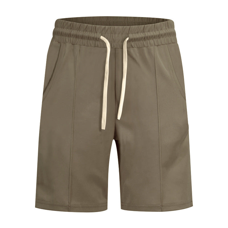 Herren Freizeithose aus Baumwoll-Mix mit Kordelzug