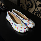 Damen Ballerinas mit verspielt buntem Punktedesign EB