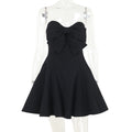 Damen Cocktailkleid mit elegantem Schleifendetail EB