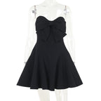 Damen Cocktailkleid mit elegantem Schleifendetail EB