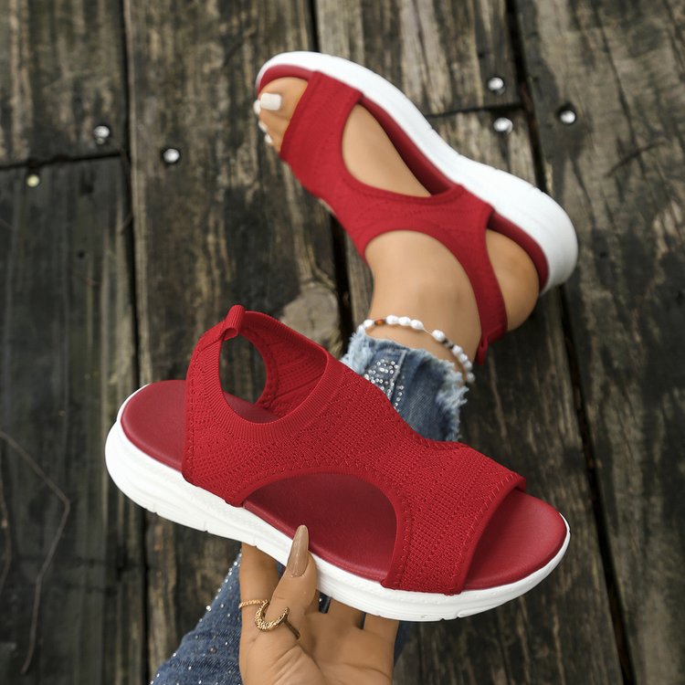 Damen Atmungsaktive Sport-Sandalen mit elastischem Obermaterial und rutschfester Sohle EB