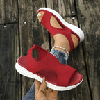 Damen Atmungsaktive Sport-Sandalen mit elastischem Obermaterial und rutschfester Sohle EB