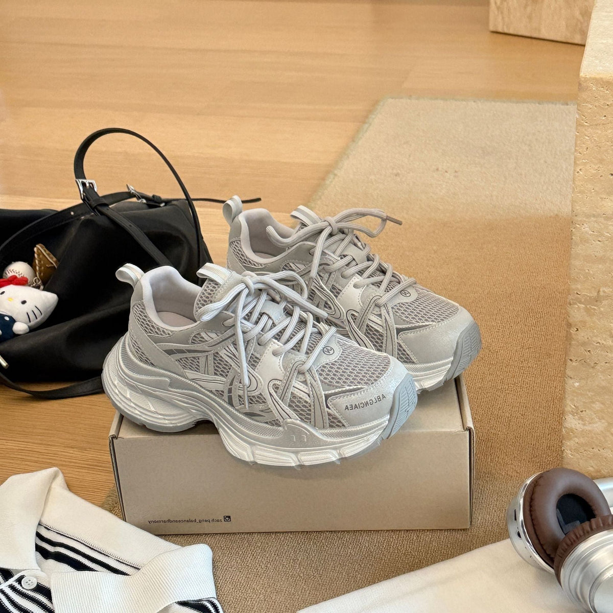 Damen Luftdurchlässige Sportschuhe im modernen Design mit optimaler Dämpfung EB
