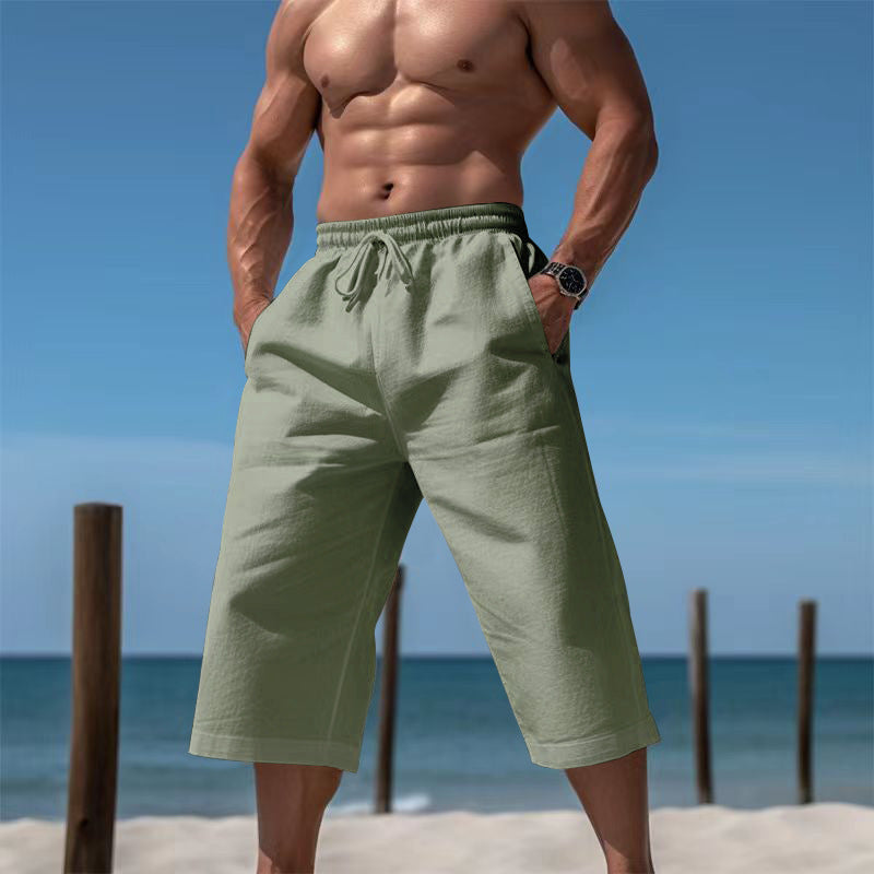 Herren-Sommerbermuda mit Komfortbund