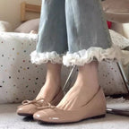 Damen Ballerinas mit verspieltem Schleifen-Design EB