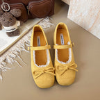 Damen Ballerinas mit verstellbarem Riemen und zarten Spitzendetails EB
