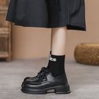 Damen Bequeme Derbyschuhe mit klassischem Design und rutschfester Sohle EB