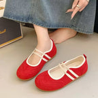 Damen Bequeme Slipper mit elastischen Riemen und modischem Design EB