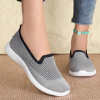 Damen Atmungsaktive Slip-On Freizeitschuhe mit flexiblem Design EB